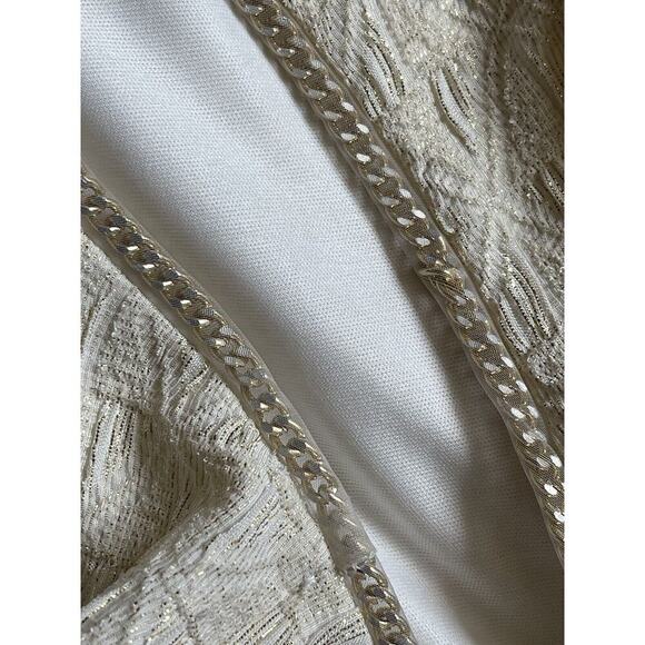 NWT Belle Badgley Mischa Vail Dress Ivory Size 6 Fully Lined Sheath Bodycon - Picture 9 of 12